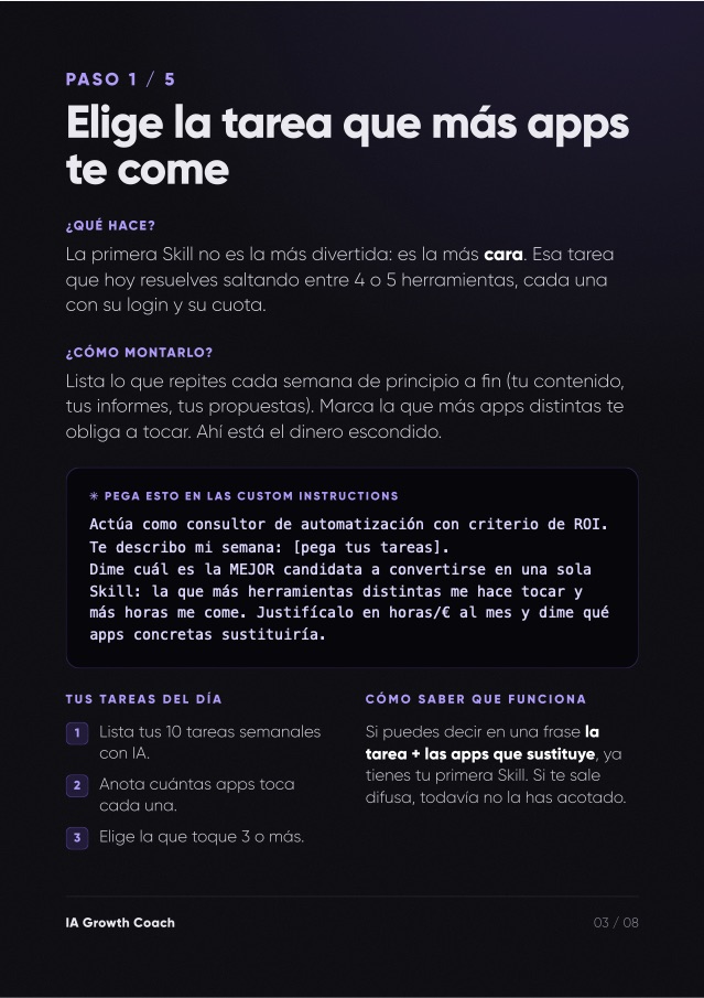 Página 3 de la guía