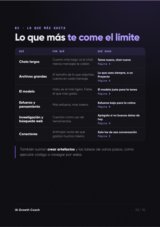 Página 3 de la guía