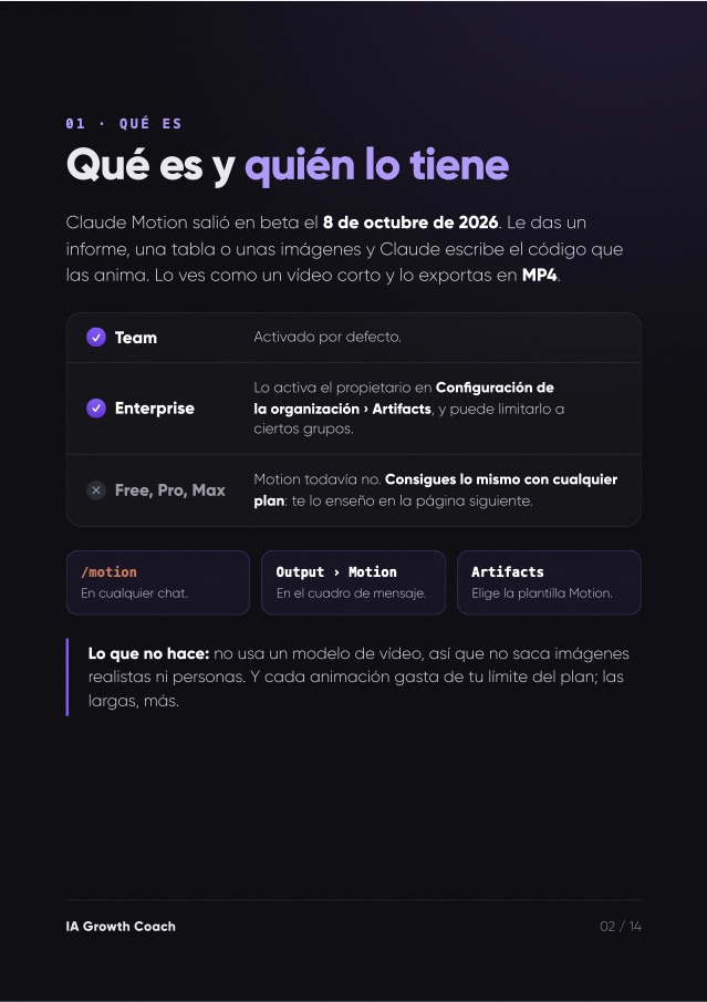 Página 2 de la guía