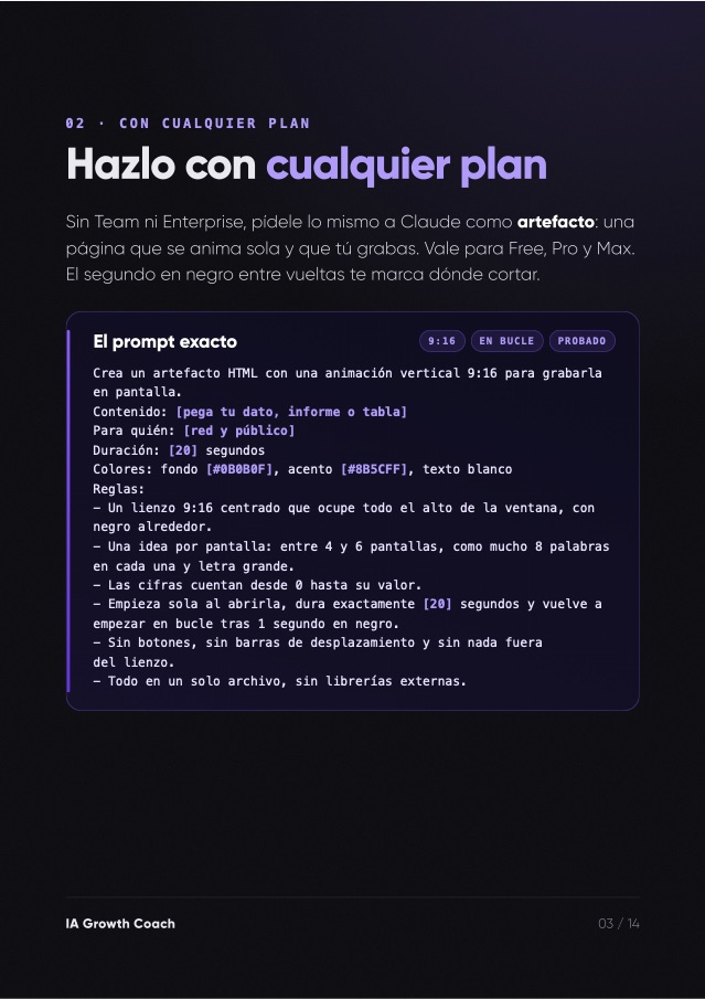 Página 3 de la guía