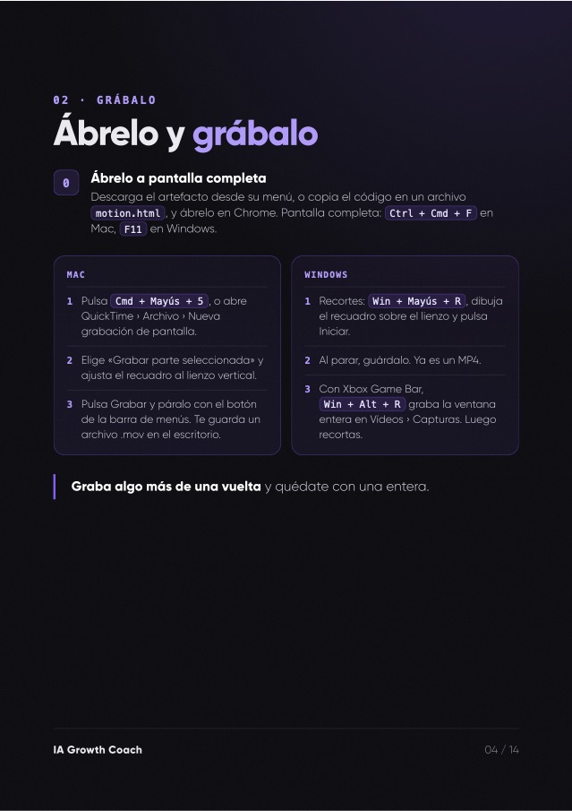 Página 4 de la guía