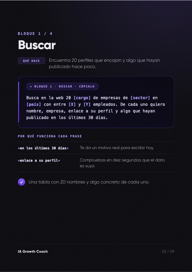 Página 3 de la guía