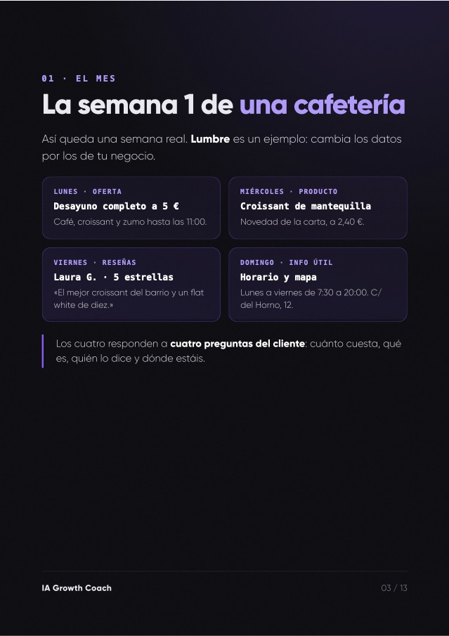Página 3 de la guía