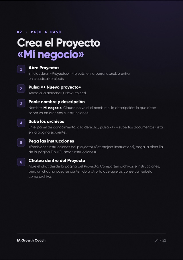 Página 4 de la guía